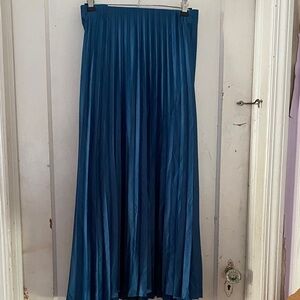 Eloquii Deep Blue A-Line Skirt
